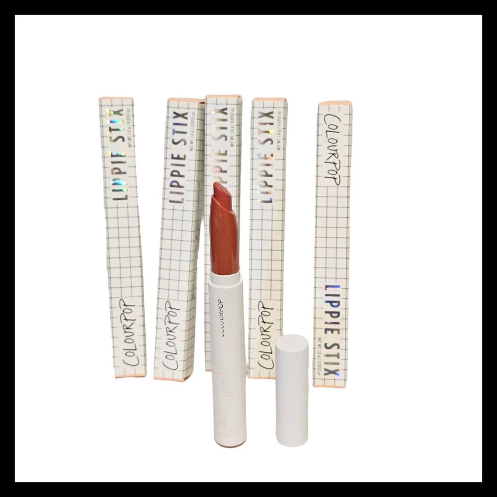 5  ColourPop Lippie Stix BeautyCon Pink Brown Full Size New in Box